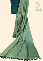 Flora Butti Saree
